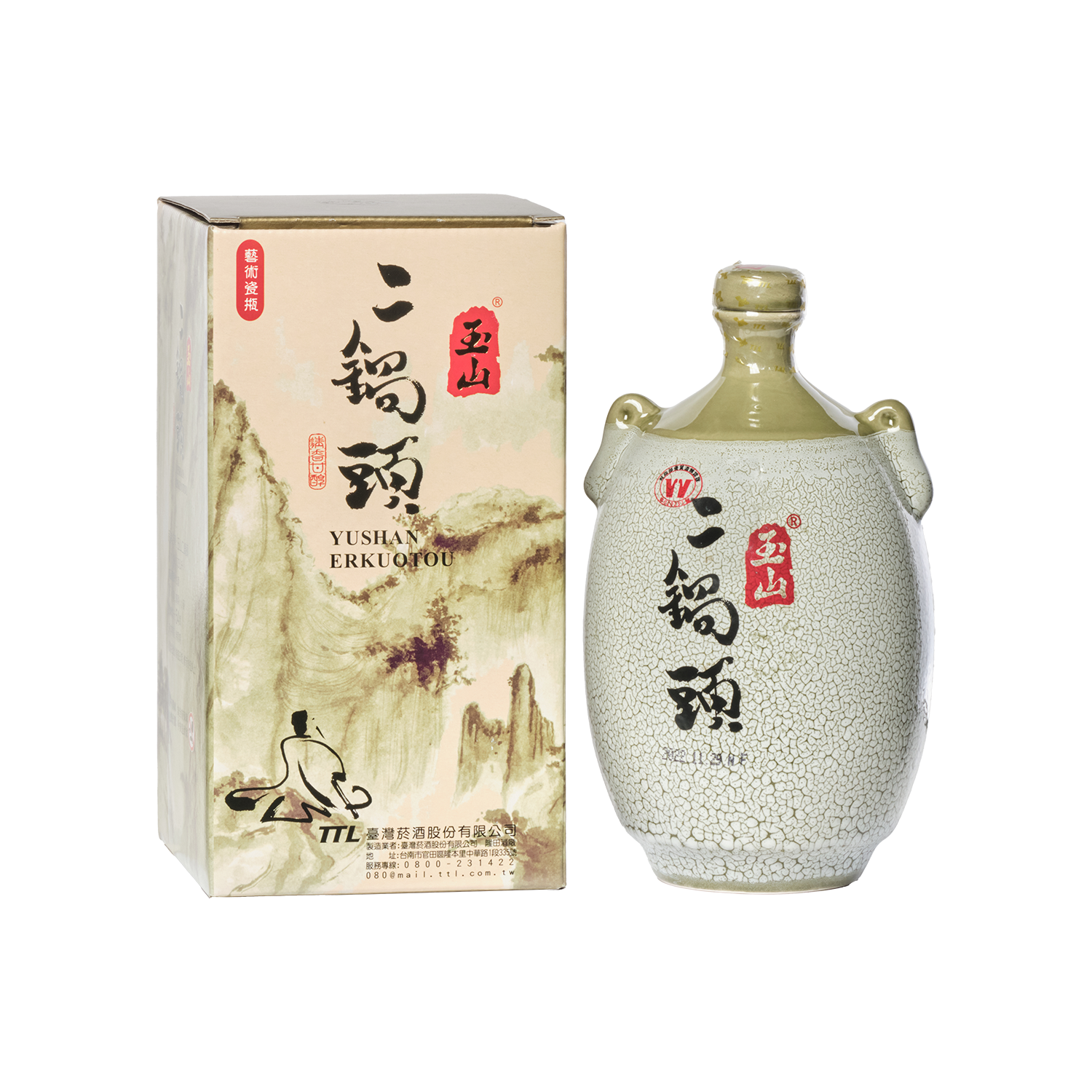 金銭豹　yushan kaoliang chiew Yushan Taiwan Kaoliang Liquor 58 750ml 台湾玉山高粱$27