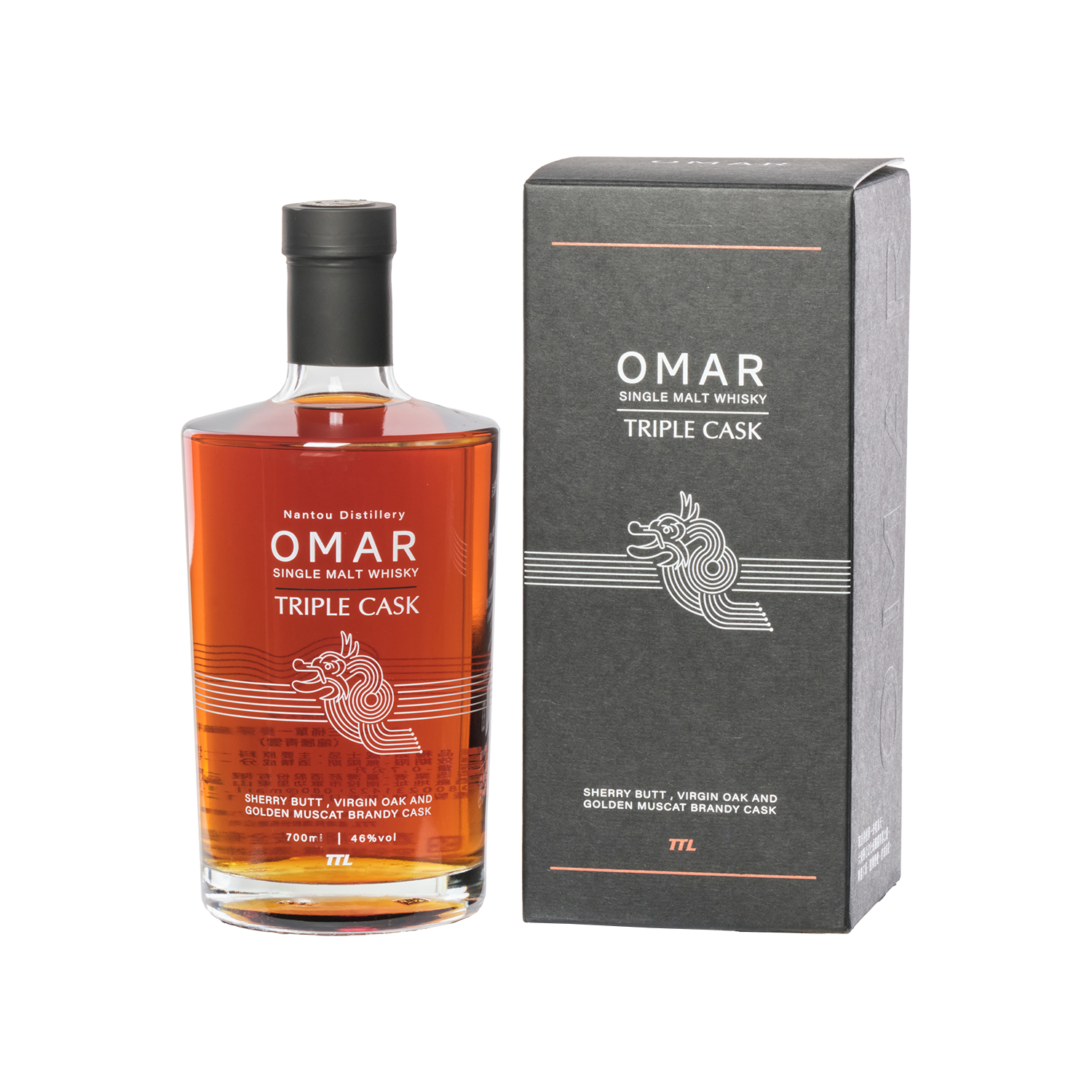Omar Single Malt Whisky (Triple Cask) - Grand Gold Quality