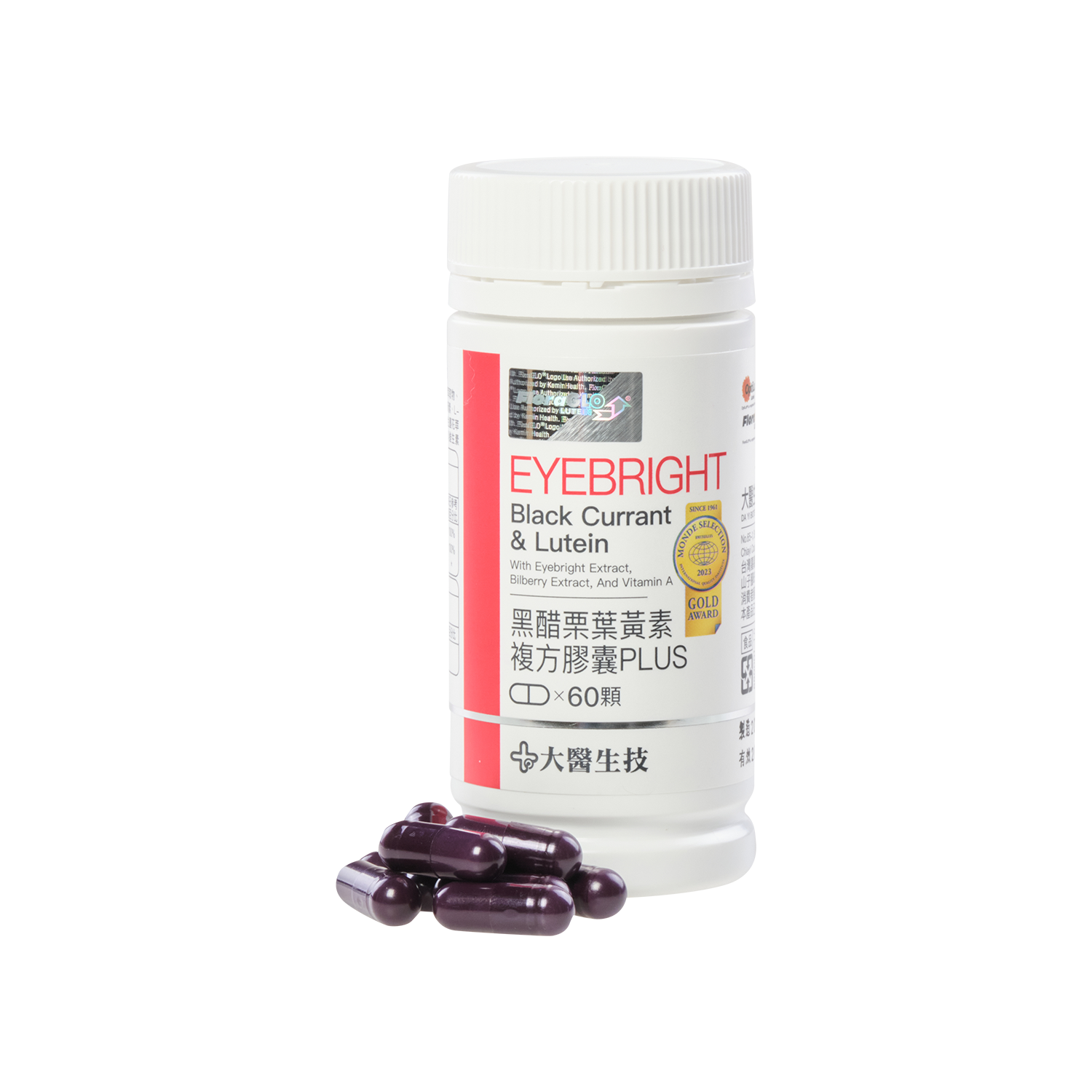 大醫生技黑醋栗葉黃素複方膠囊PLUS