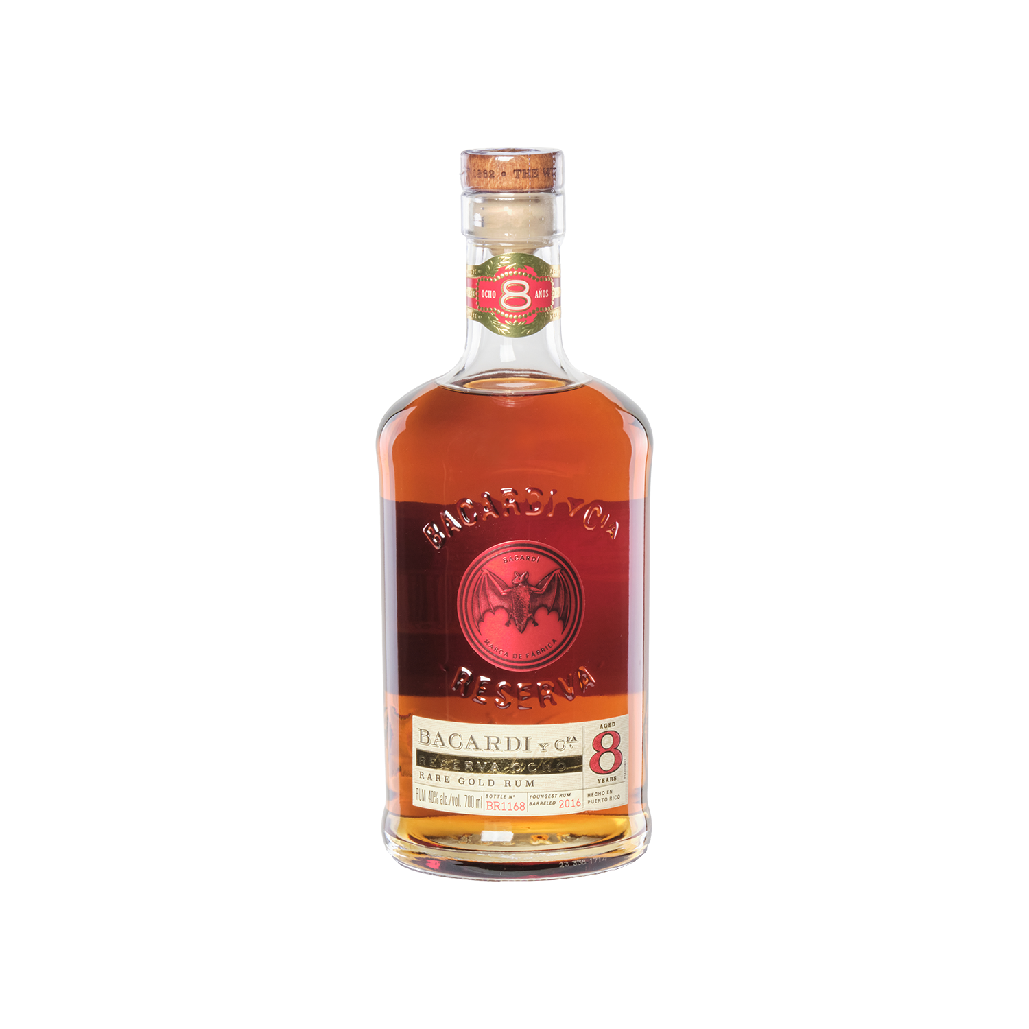 BACARDÍ Reserva 8 - Gold Quality Award 2025 from Monde Selection