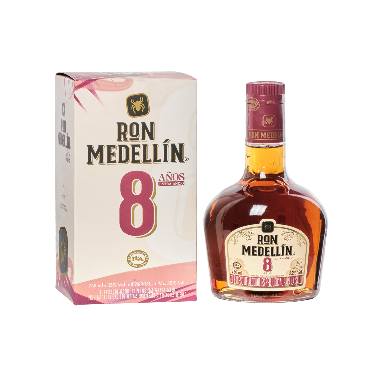 Ron Medellín Extra Añejo 8 Años - Gold Quality Award 2025 from