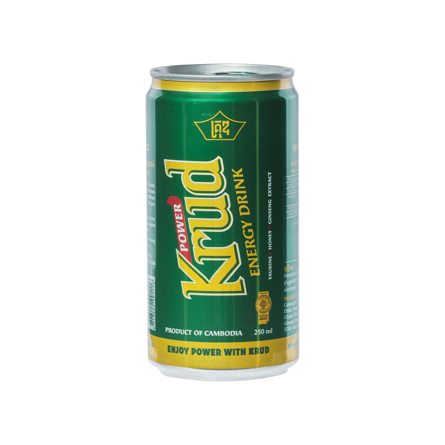 Krud Energy Drink - Gold Quality Award 2026 from Monde Selection