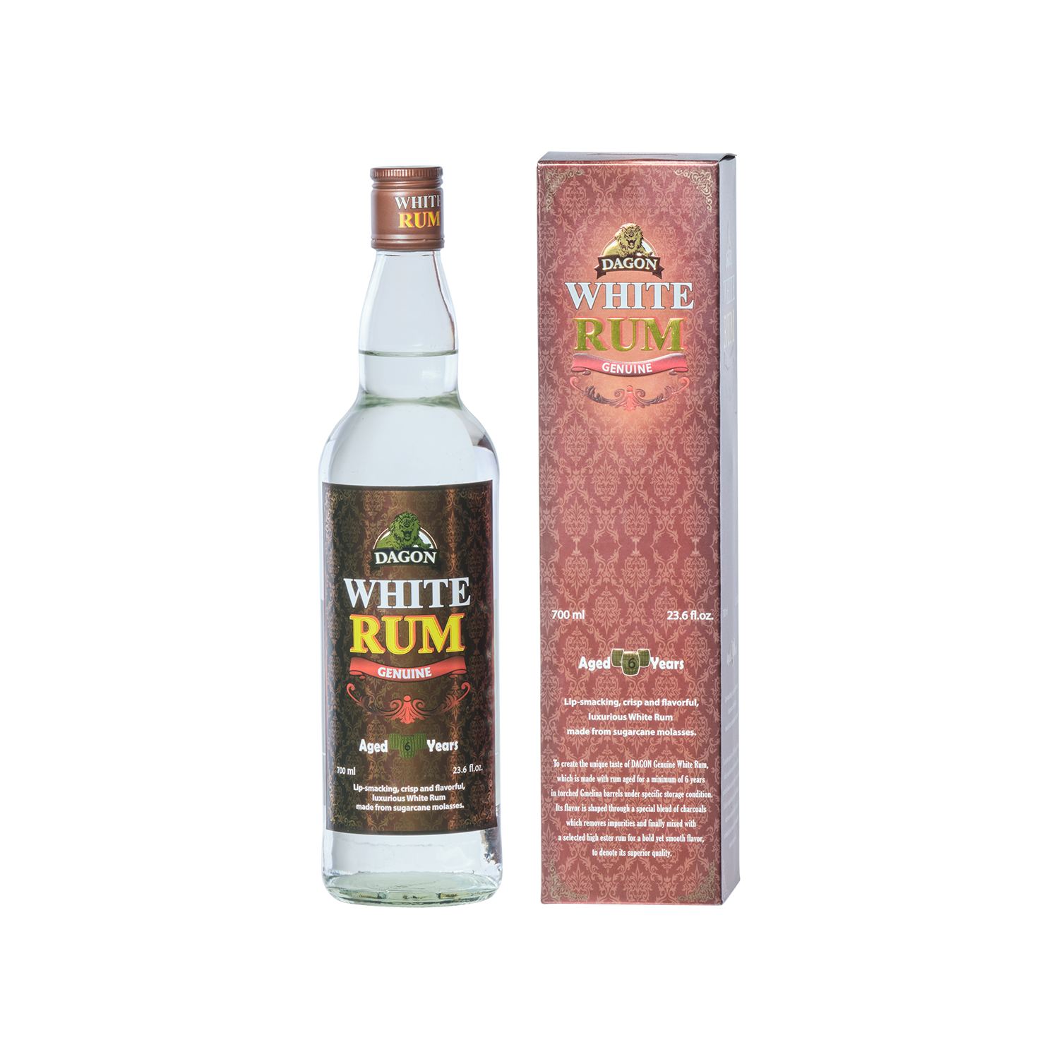 DAGON White Rum 6 Years Bronze - Gold Quality Award 2026 from