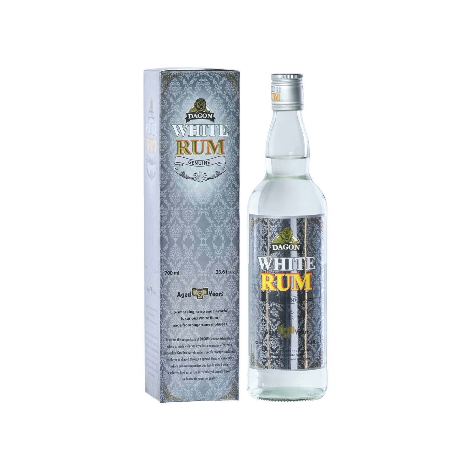 DAGON WHITE RUM 未開栓　箱付 DAGON White Rum 9 Years Silver - Gold Quality Award 2026 from