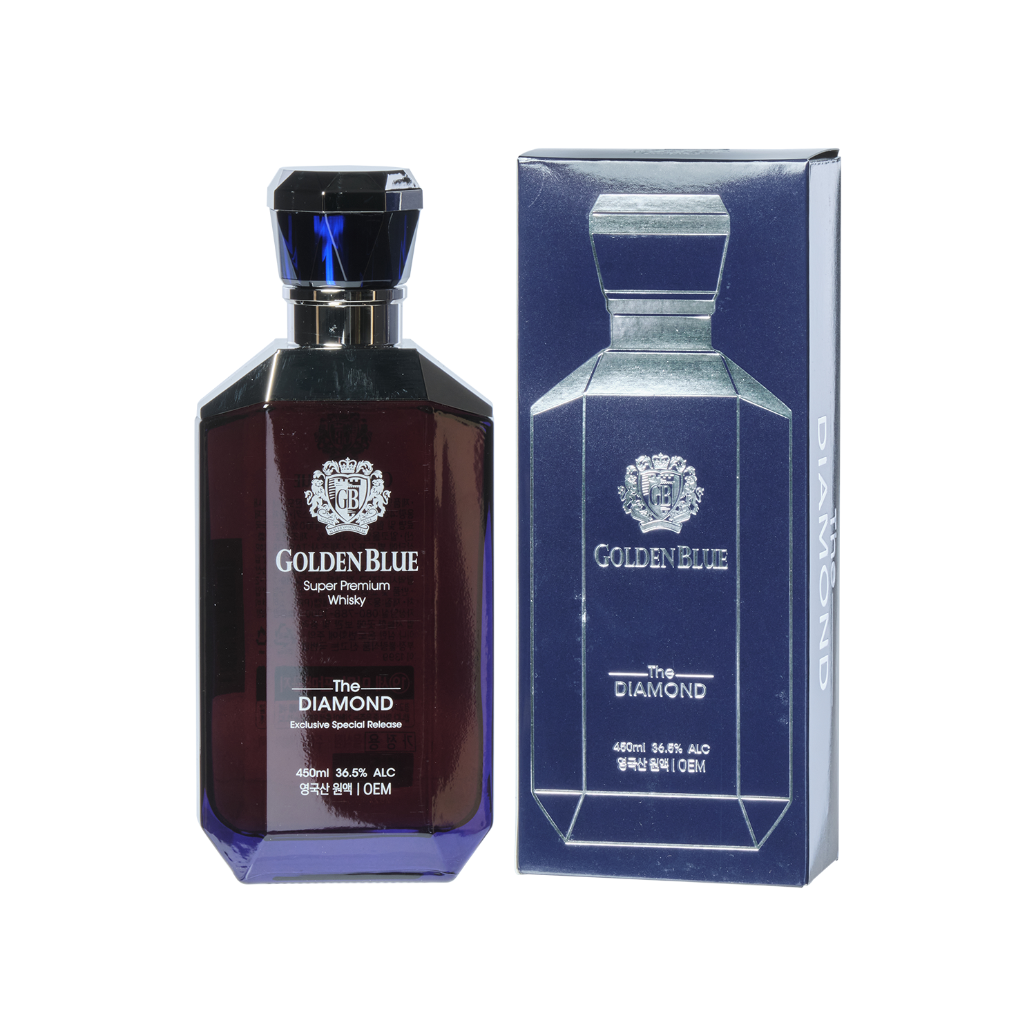 ウイスキー GOLDEN BLUE The DIAMOND 450ml 36.5% GoldenBlue The Diamond - Grand Gold Quality Award 2026 from Monde